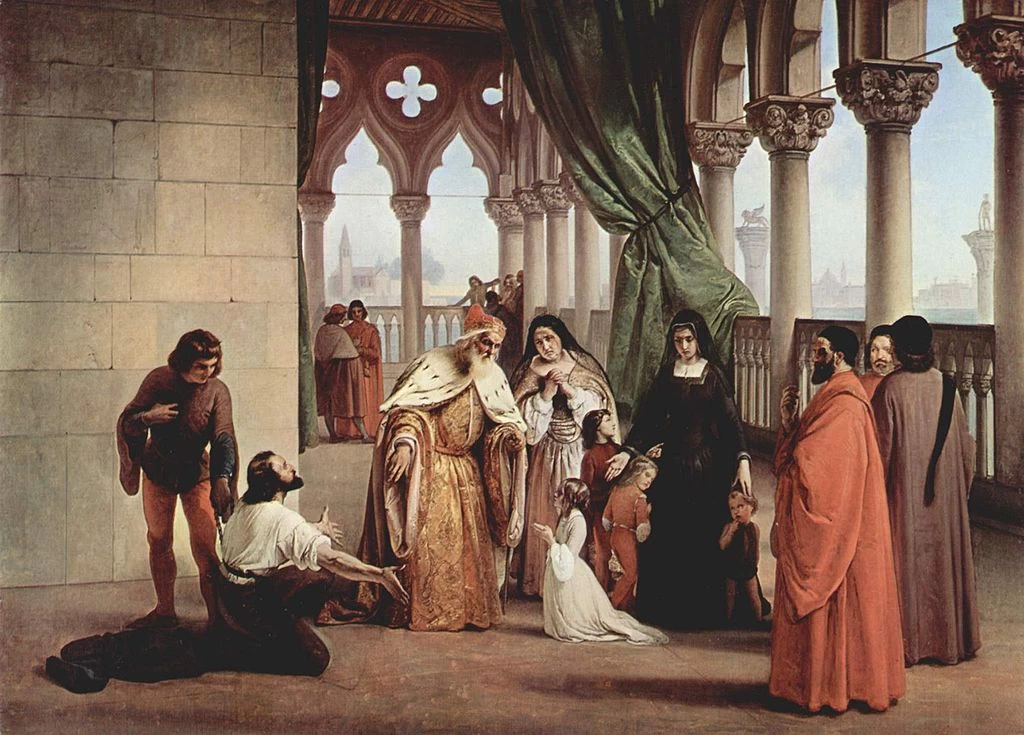 L'ultimo abboccamento di Jacopo Foscari - 1842, Galleria d’Arte Moderna, Palazzo Pitti, Firenze